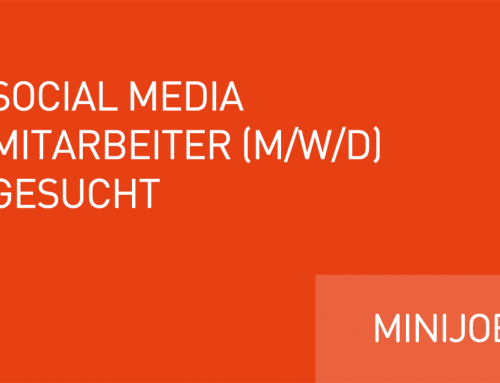 Social Media Mitarbeiter auf Minijobbasis gesucht