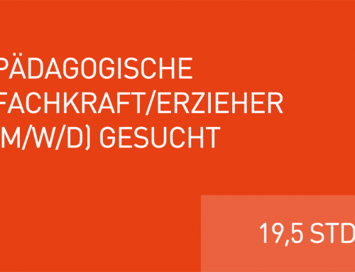 Pädagogische Fachkraft in Teilzeit für unseren Kinderclub „KiBi“ gesucht